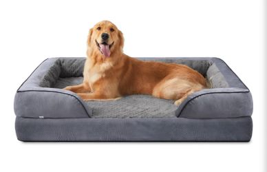 Invenho Orthopedic Dog Beds Large Sized, XL Egg-Crate Foam Dog Bed