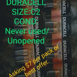 Duracell C2 Batteries 