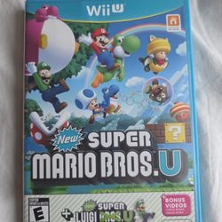 New Super Mario Bros. U + New Super Luigi U (Wii U) – Tested – Clean Disc