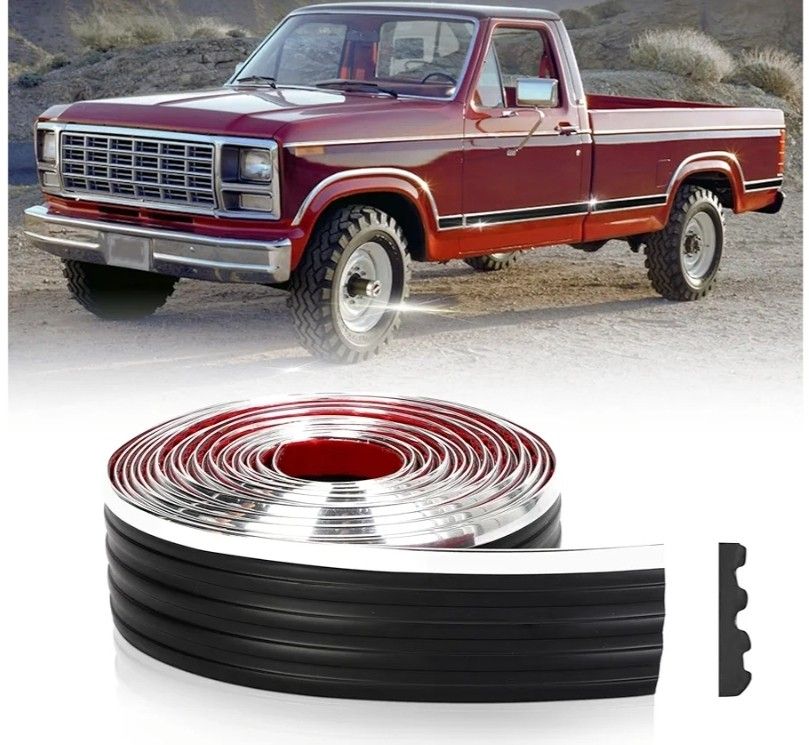 5271: 1(contact info removed) Chevy Replacement Old Style Body Side Moldings (2.5“ x 320”, 0.16” Thickened),3M Automotive Tape Strong and Durable