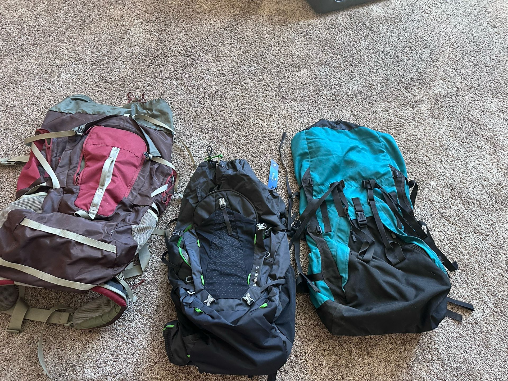 Hiking Backpacks/ youth/adult**