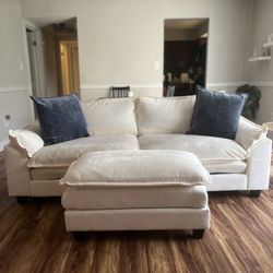 Couch With Ottoman 