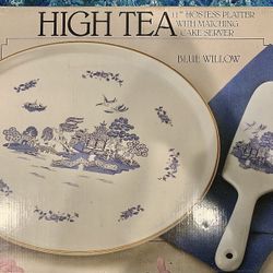 High Tea Ceramic Hostess Platter 
