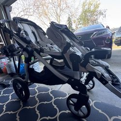 City Select Convertible Double Stroller 