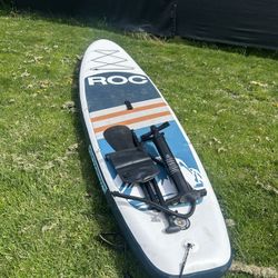 ROC Inflatable Stand Up Paddle Board – 10’6” | Great Condition | $180