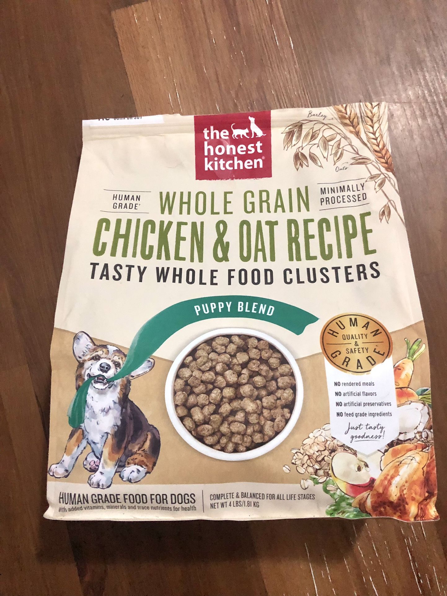 Dog Food 4 Lbs Bag 