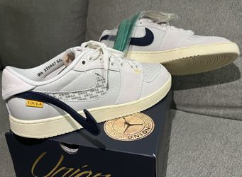 🔥 Size 9.5M Nike Union LA Jordan 1 AJKO low Sail Leather🚨Receipt in hand🚨
