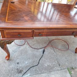 Great Desk With Outlets, 58 1/2 X 30