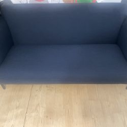 Puff puff blue couch