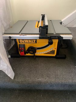 DeWalt 10” table saw