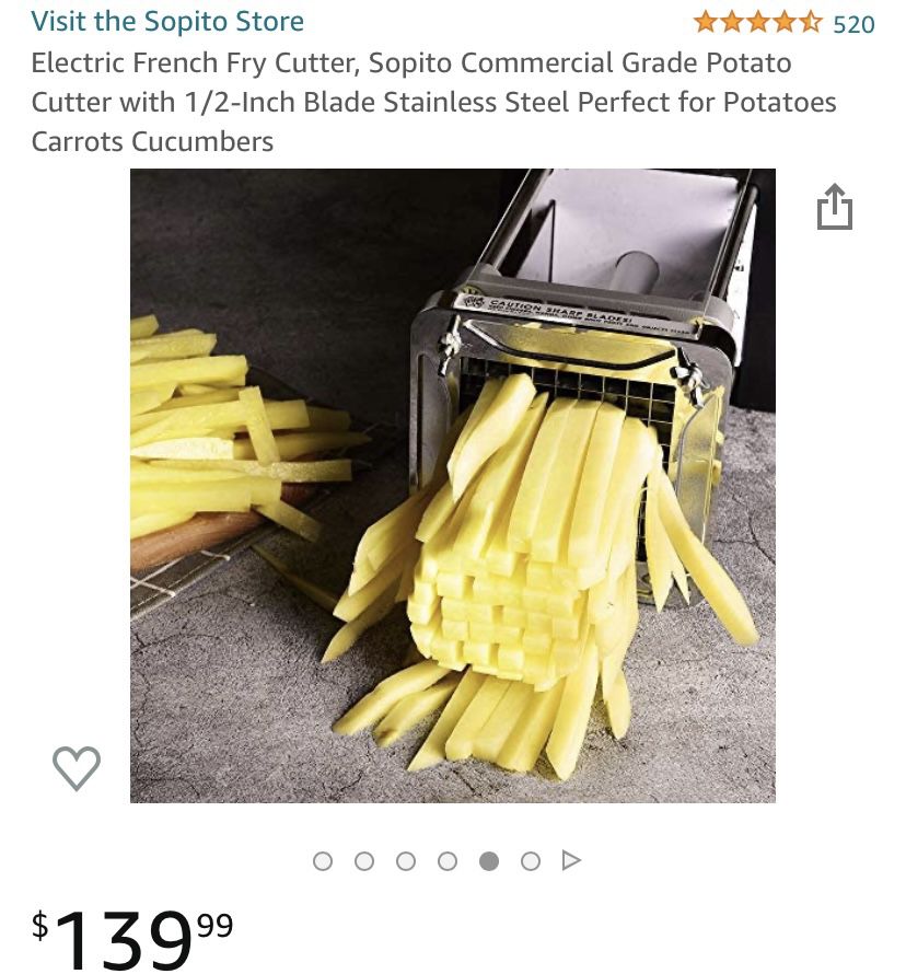 Hot Sale Electric Commercial Potato Chip Cutter French Fries