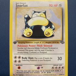 Snorlax 1st Edition 27/64