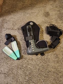 C.A.M walking air cast boot and accessories