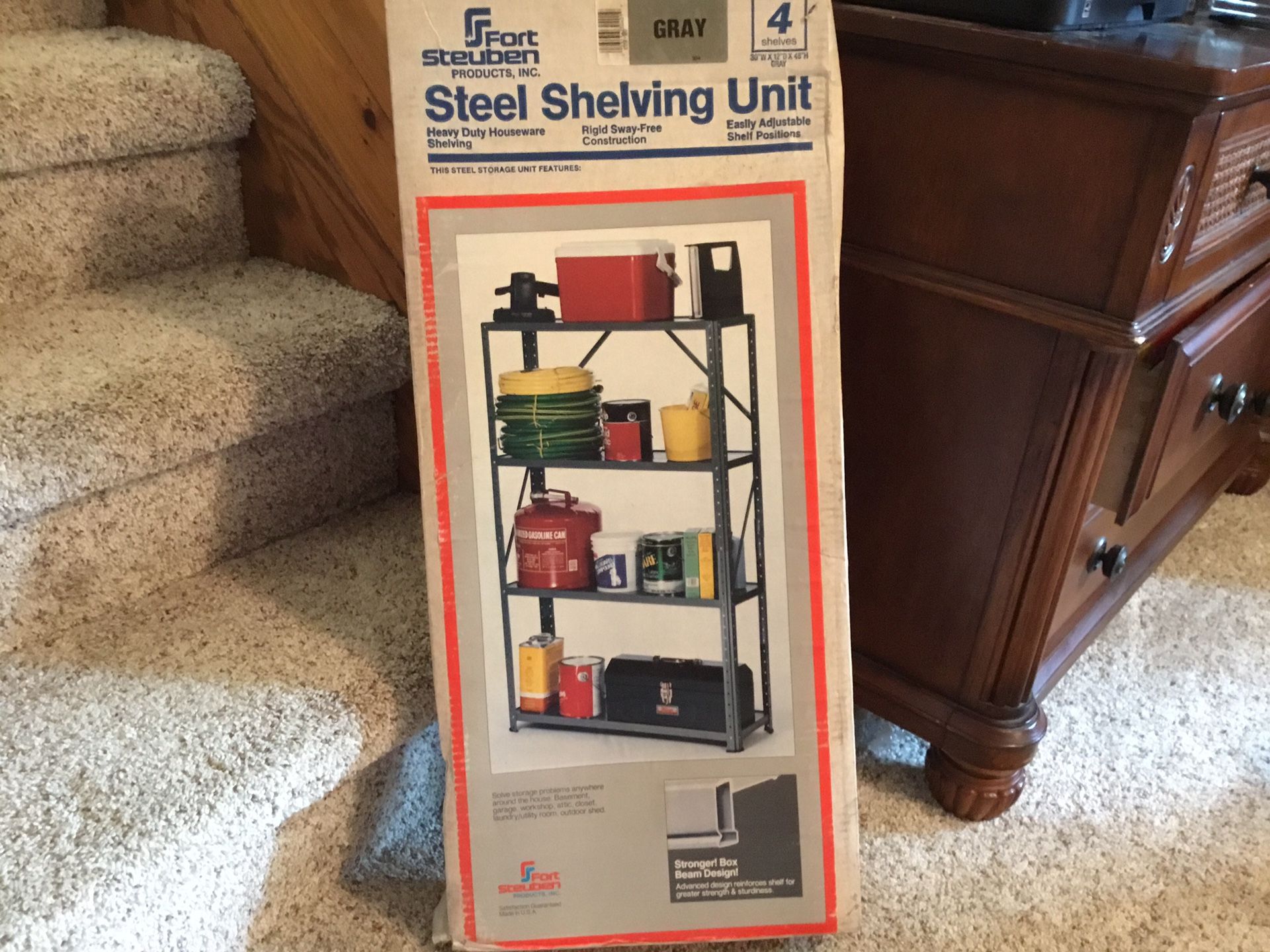 Fort Steuben Steel Shelving Unit
