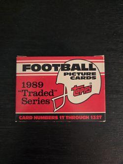 1989 Topps Traded Football Set