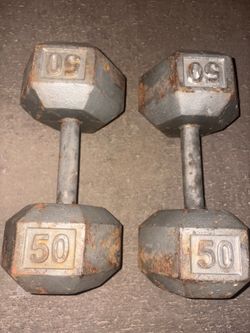 50lbs dumbbells