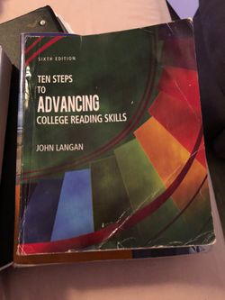 Ten steps advancing college reading skills 6th edition