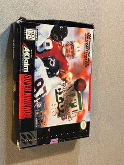 Super Nintendo SNES NFL Quarterback Club 96 no game
