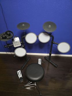 Donner Electric Drum Set, DED-70 Electronic Drum Kitool and Headphones