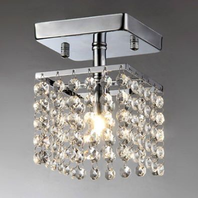 New Chrome Crystal Chandelier home lighting living room decor modern light