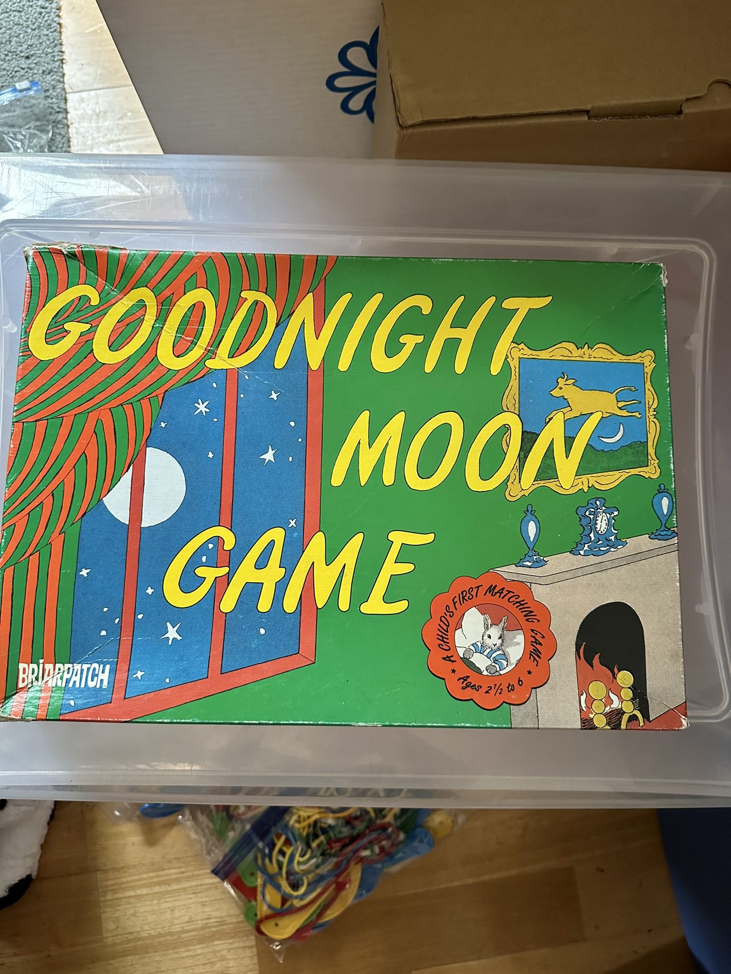 Goodnight moon game $15. Retails For $24