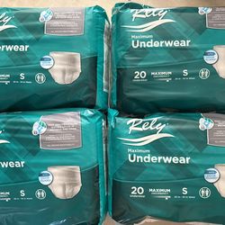 Rely Maximum underwear - Diapers (value $72)