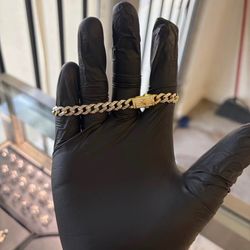 Gold Monaco bracelet