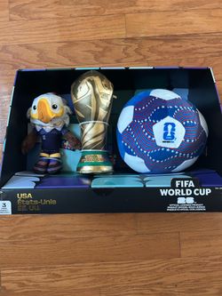 FIFA World Cup official licensed 3-Piece plush mascot Gift Set