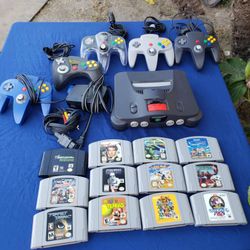 As All Separate. Is $30! per Game x15. Plus $25 per Control. Plus $50 red Graphics. $30! Rumble packed. $150! Nintendo N64 N 64 0 Games 1 Control. Tra