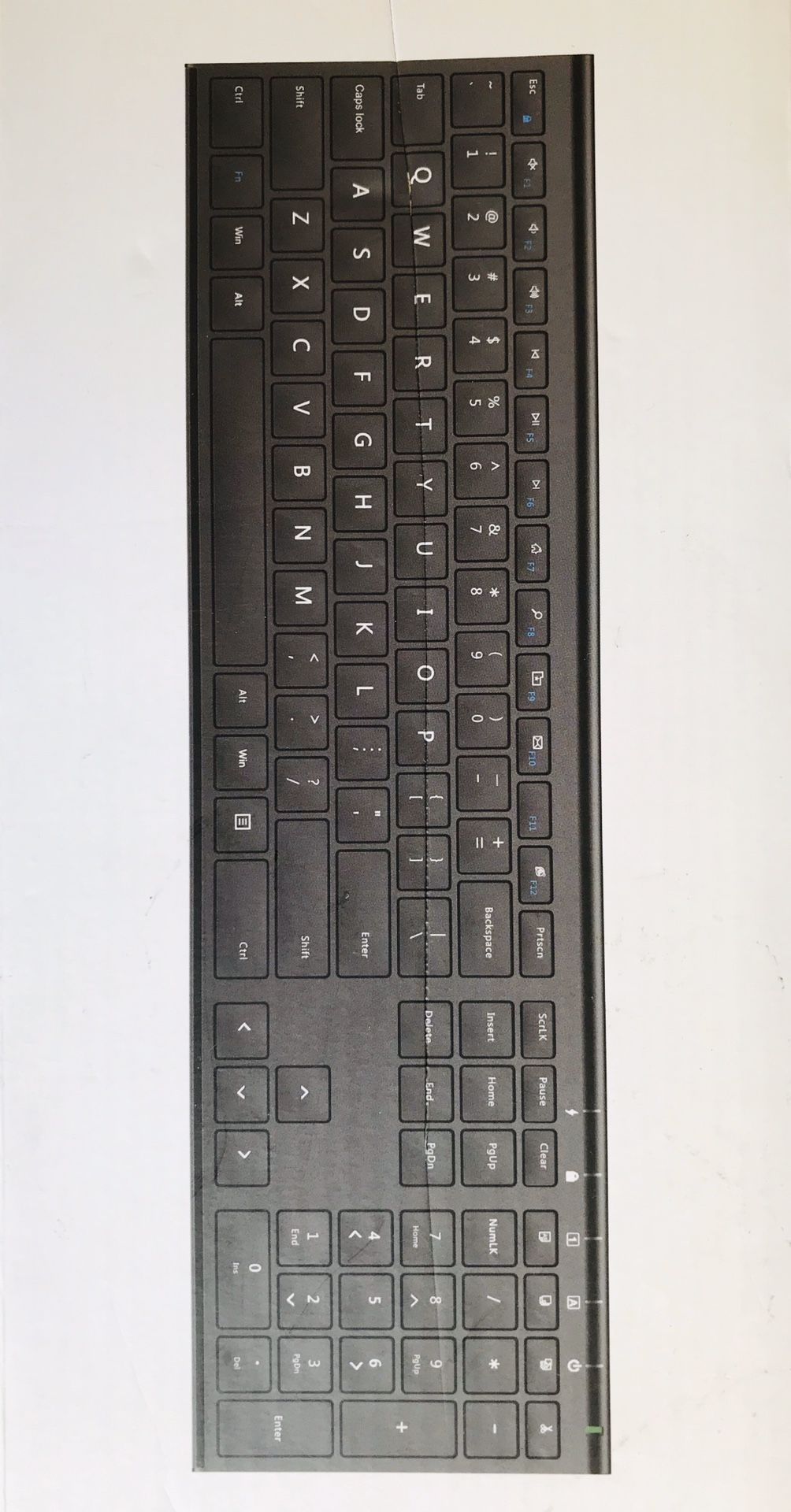 Ultra thin wireless keyboard and mouse combo