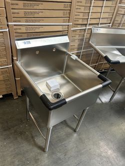 27" wide sink Brand New NSF Stainless Steel Commercial Compartment Sink 16GA – Nordsteel #8