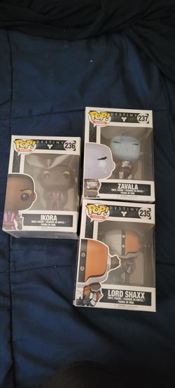 Destiny 1 Ikora, Lord Shaxx, and Zavala POP Figures
