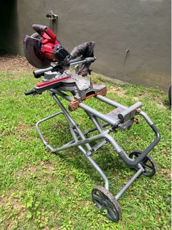 Miter saw and stand