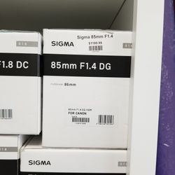 Sigma 85mm F/1.4 