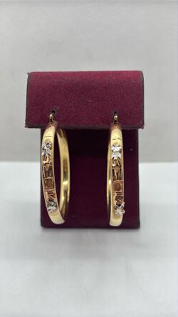 14k Hoops “Amor”