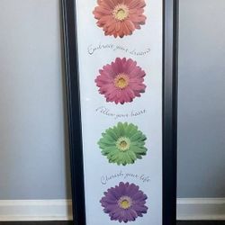 Wall Art Decor Picture Glass Frame - 15 x 39.5