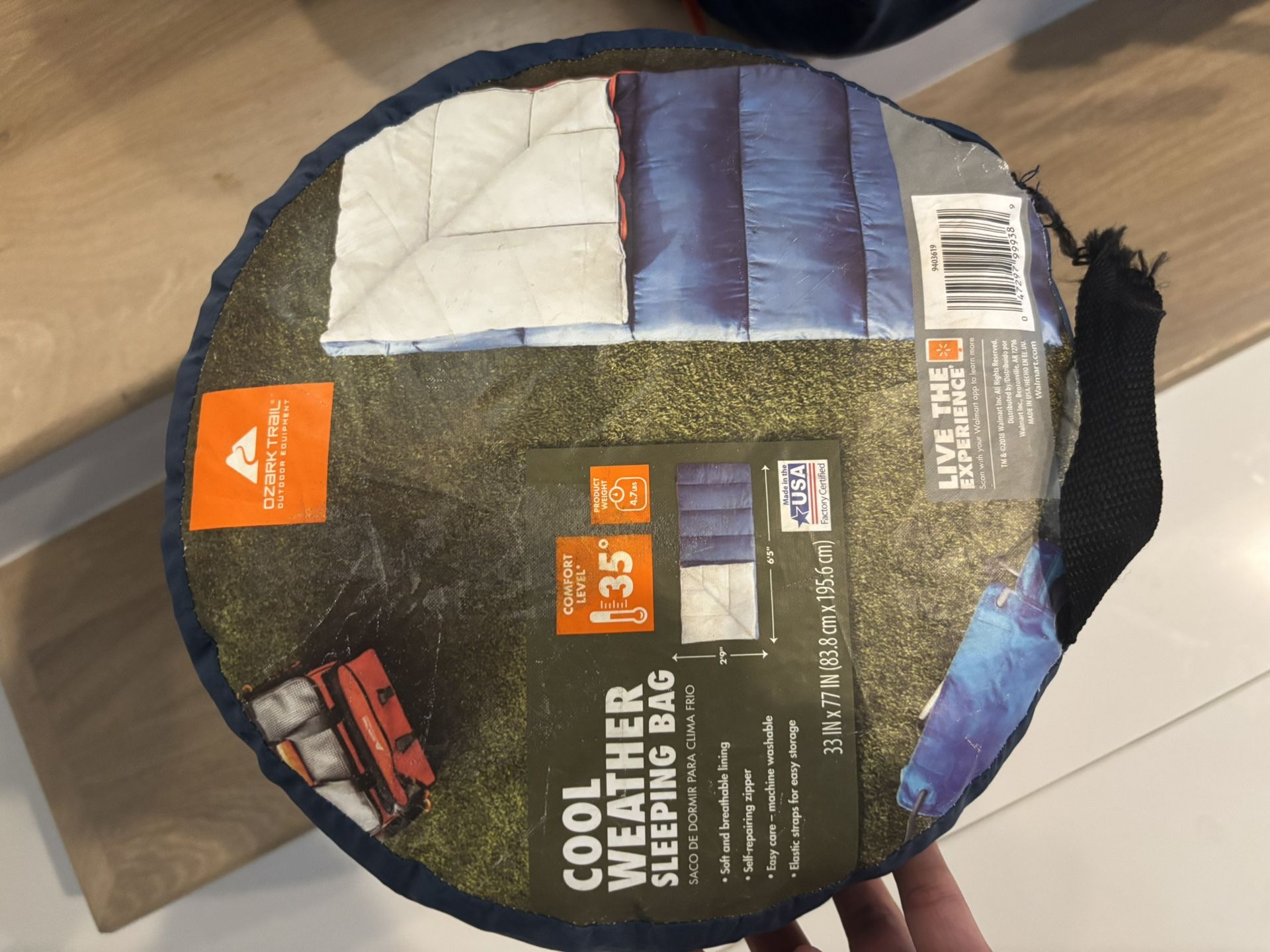 2 x Ozark Trail 35 F Cool Weather Rectangular Sleeping Bag