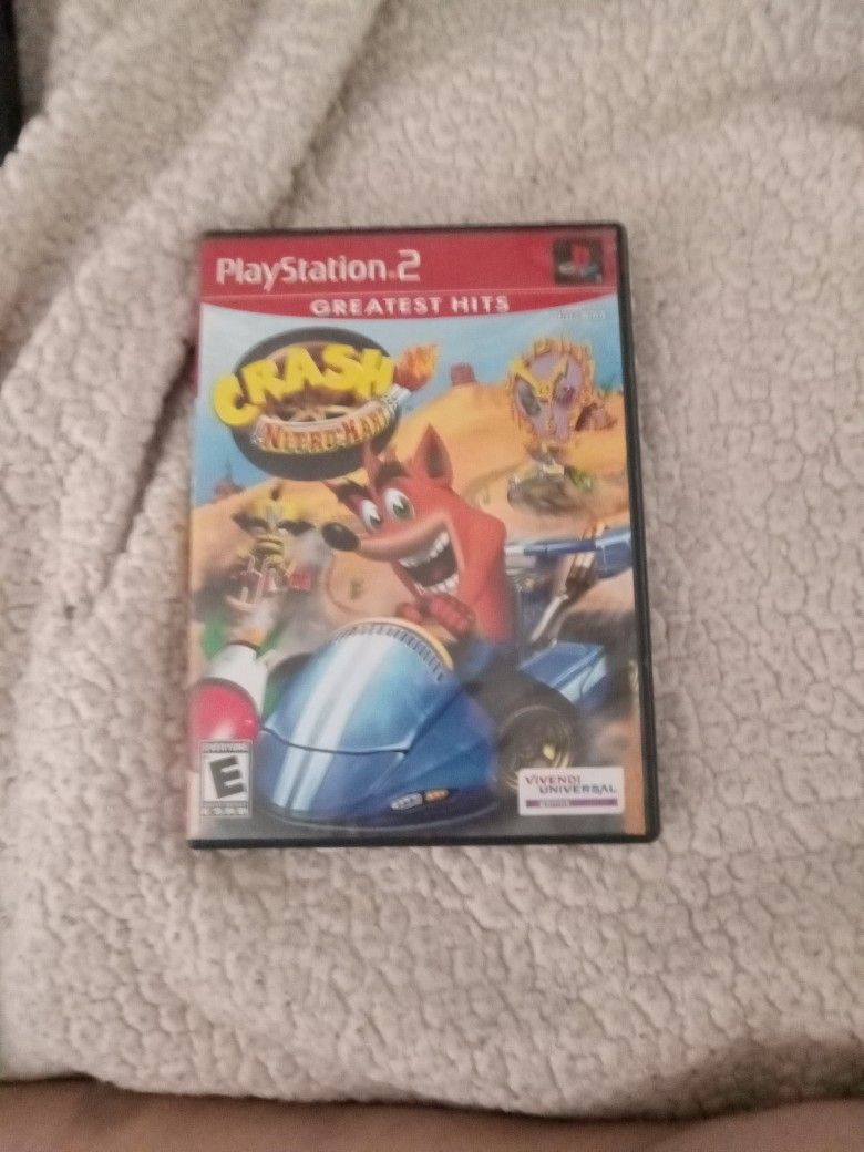 2003 PlayStation 2 Greatest Hits Crash Nitro Kart E For Everyone