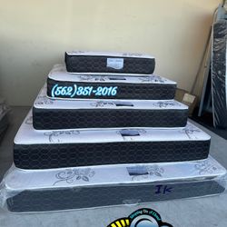 Cal King Mattress And Boxspring Bed Set Colchon Y Tambor Nuevo 