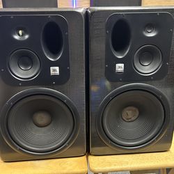 JBL LSR32 Passive Three‑Way Studio Monitors (Pair)