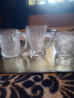 1993 McDonald's Flintstones Glass Cups