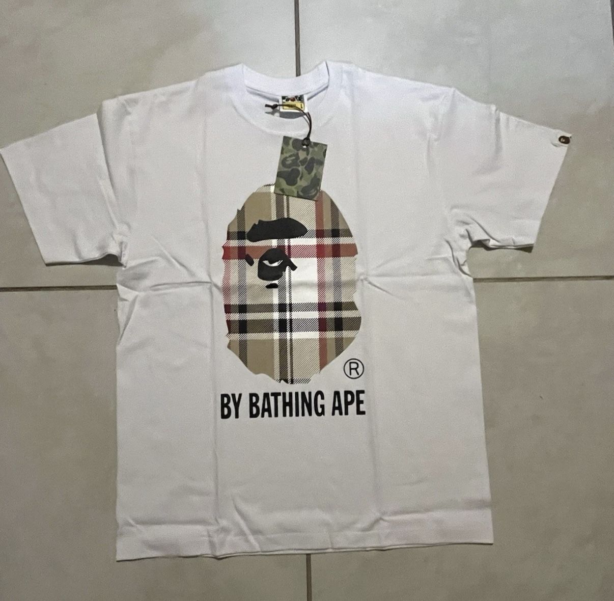 Bape Burberry Shirt Men Large (2019 Drop)