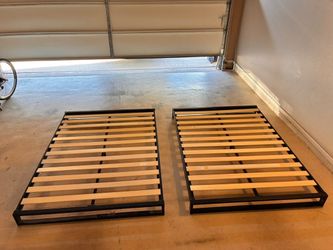 Zinus Suzanne Full Size Bamboo & Metal Bed Frames – 3 Available
