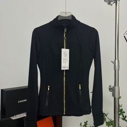 Rep 1:1 Lululemon Define Jacket Black Size 6 | Full Gold Zip | New With Tags