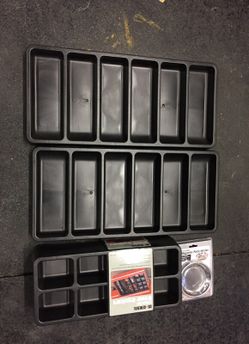 Drawer organizers and parts holder