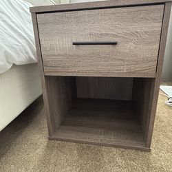 Grey nightstand