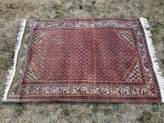 Vintage Persian Rug from Seraband, Hamadan area