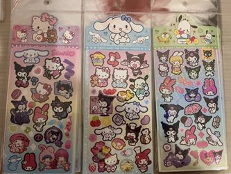 Sanrio Characters Sticker Sheets