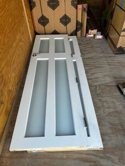 French doors 28 x 93 1/2 inches