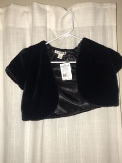 Faux Fur Girl’s Cover Up